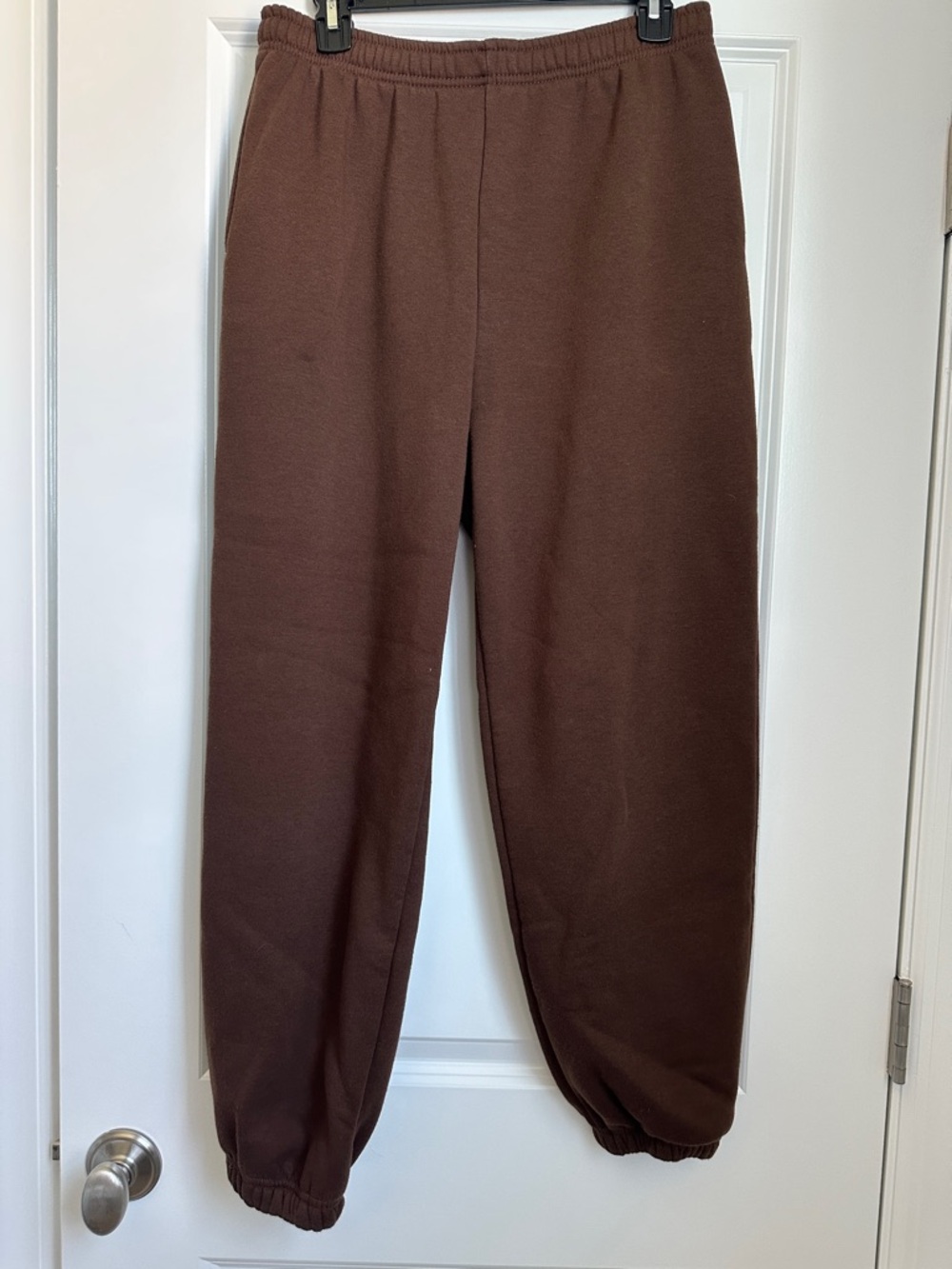 Brown Cozy Fleece Sweatpants